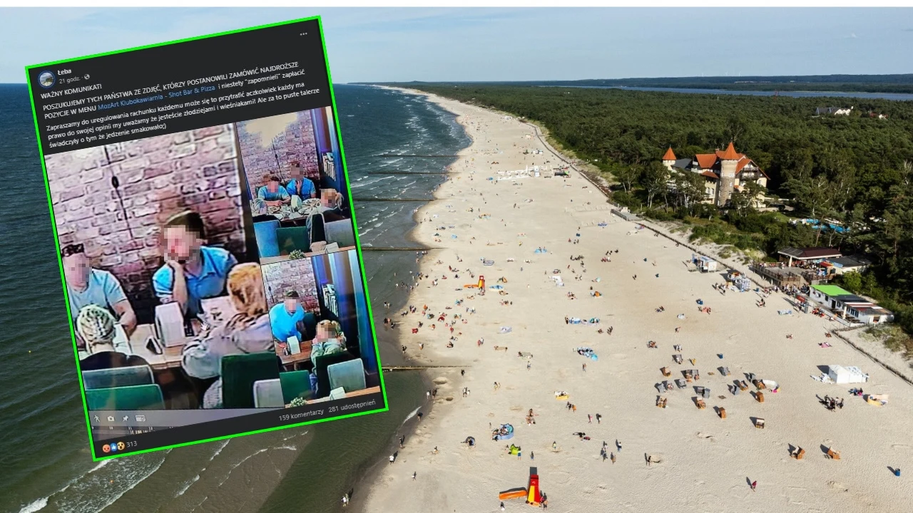 Turyści w jednej z restauracji w Łebie "zapomnieli" zapłacić za rachunek, choć zjedli najdroższe pozycje z menu Turyści w jednej z restauracji w Łebie "zapomnieli" zapłacić za rachunek, choć zjedli najdroższe pozycje z menu