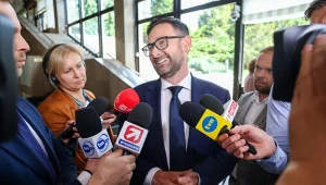 Daniel Obajtek w gmachu Sejmu