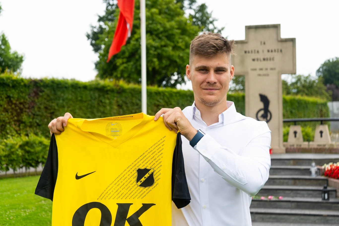 Kacper Kostorz w barwach NAC Breda / TM NAC.nl Kacper Kostorz w barwach NAC Breda / TM NAC.nl