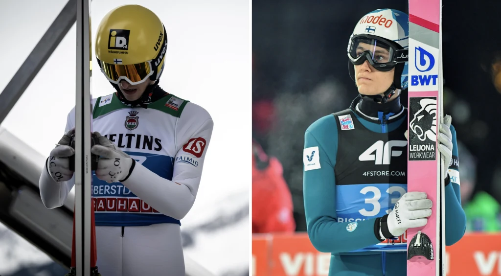 Niko Kytosaho i Antti Aalto, fiński skoczkowie narciarscy Niko Kytosaho i Antti Aalto, fiński skoczkowie narciarscy