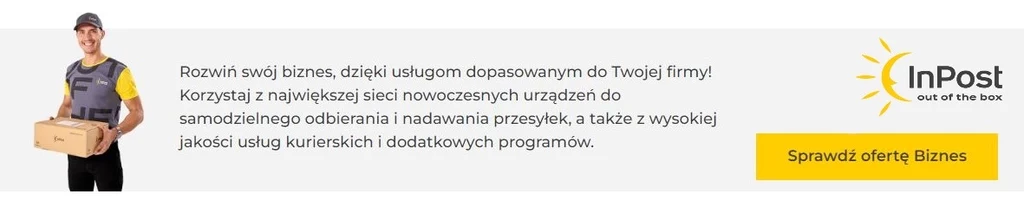 Zapoznanie się z pełną ofertą biznesową InPost może przynieść Twojej firmie wymierne korzyści i przyczynić się do osiągnięcia przewagi konkurencyjnej na rynku e-commerce