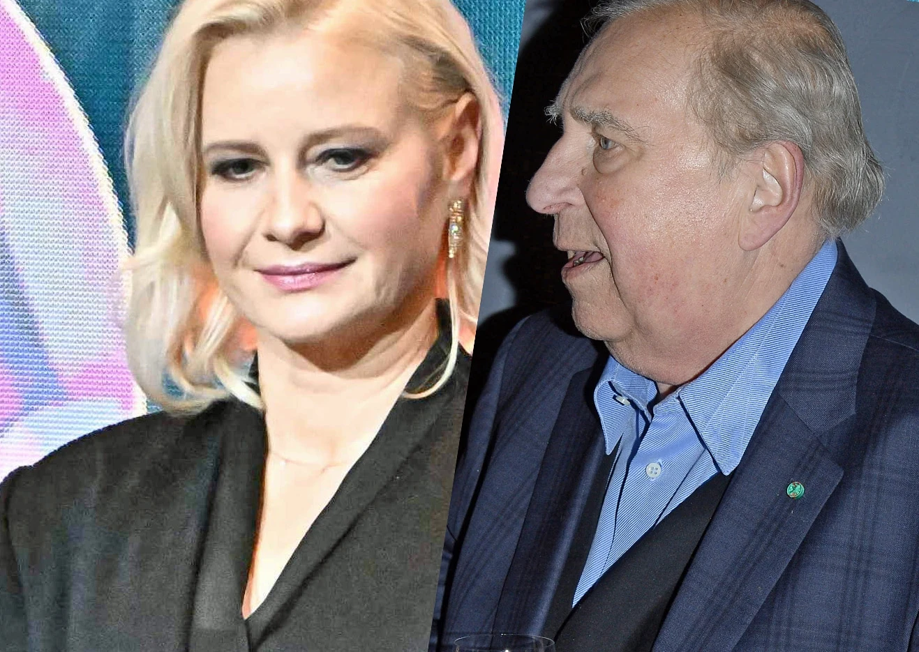 Kożuchowska i Jerzy Stuhr Kożuchowska i Jerzy Stuhr