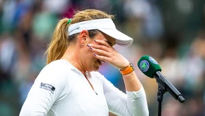 Donna Vekić podczas Wimbledonu