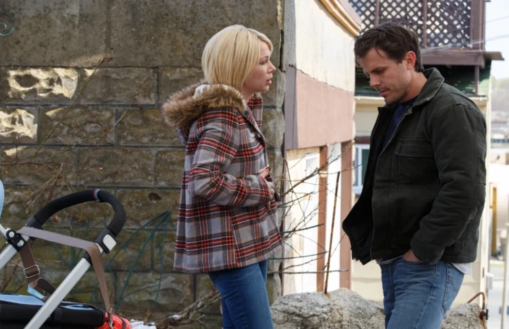 Michelle Williams i Casey Affleck w filmie "Manchester by the Sea"