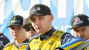 Kacper Łobodziński w barwach GKM-u Grudziądz.