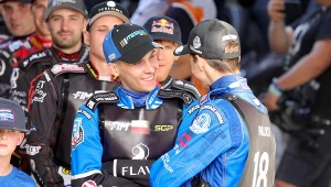 Jakub Miśkowiak i Oskar Paluch przed Grand Prix w Gorzowie.