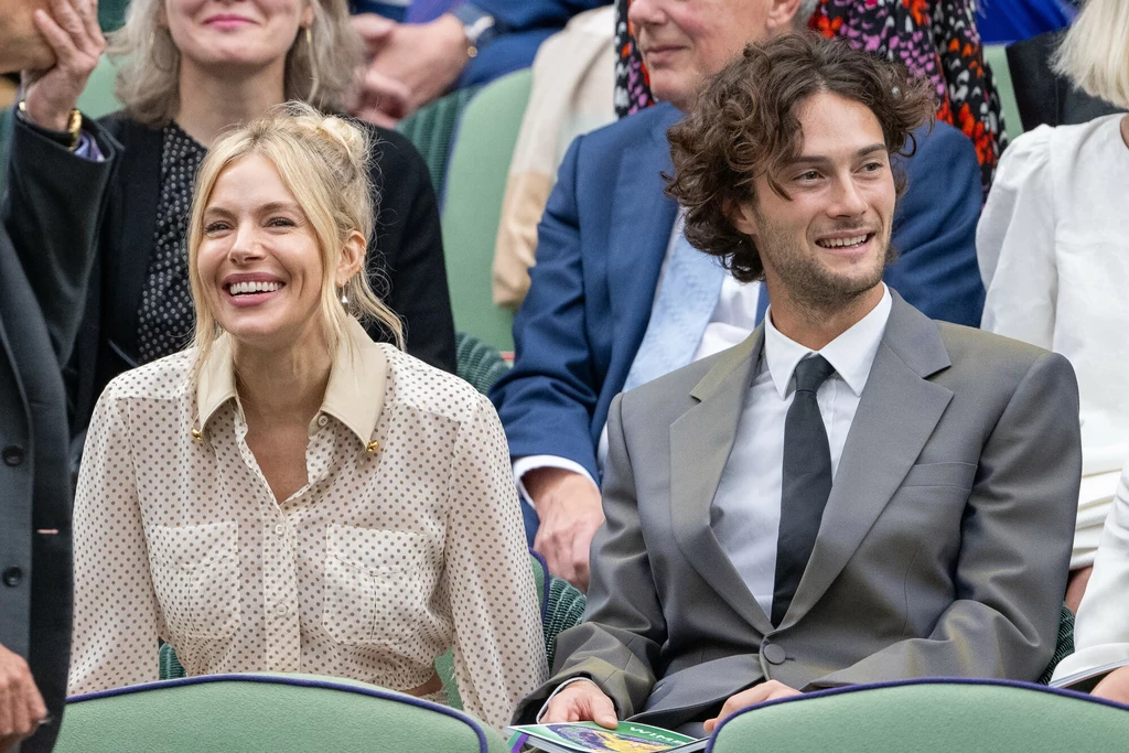 Sienna Miller na trybunach Wimbledonu 