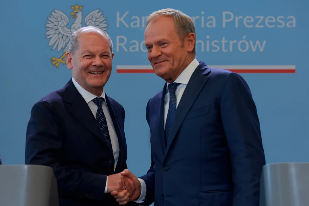 Olaf Scholz i Donald Tusk Olaf Scholz i Donald Tusk
