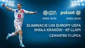 Eliminacje Ligi Europy. Mecz Wisła Kraków - KF Llapi do obejrzenia na sportowych kanałach Polsatu