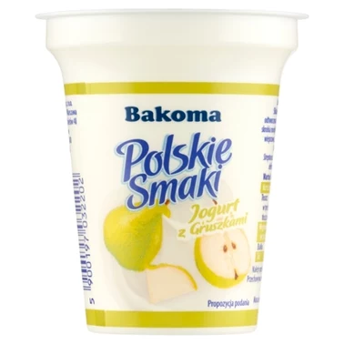 Bakoma Polskie Smaki Jogurt z gruszkami 150 g - 1