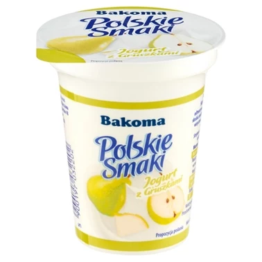 Bakoma Polskie Smaki Jogurt z gruszkami 150 g - 0