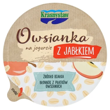 Krasnystaw Owsianka na jogurcie z jabłkiem 250 g - 1