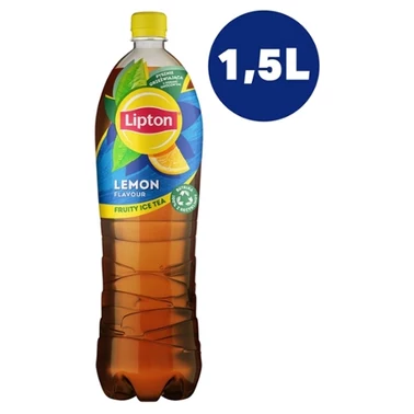 Lipton Ice Tea Lemon Napój niegazowany o smaku cytrynowym z ekstraktem czarnej herbaty 1,5 l - 3