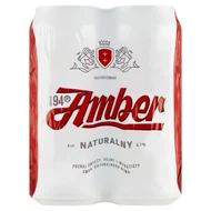 Amber Naturalny Piwo jasne 4 x 500 ml