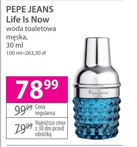 Туалетна вода для чоловіків Pepe Jeans