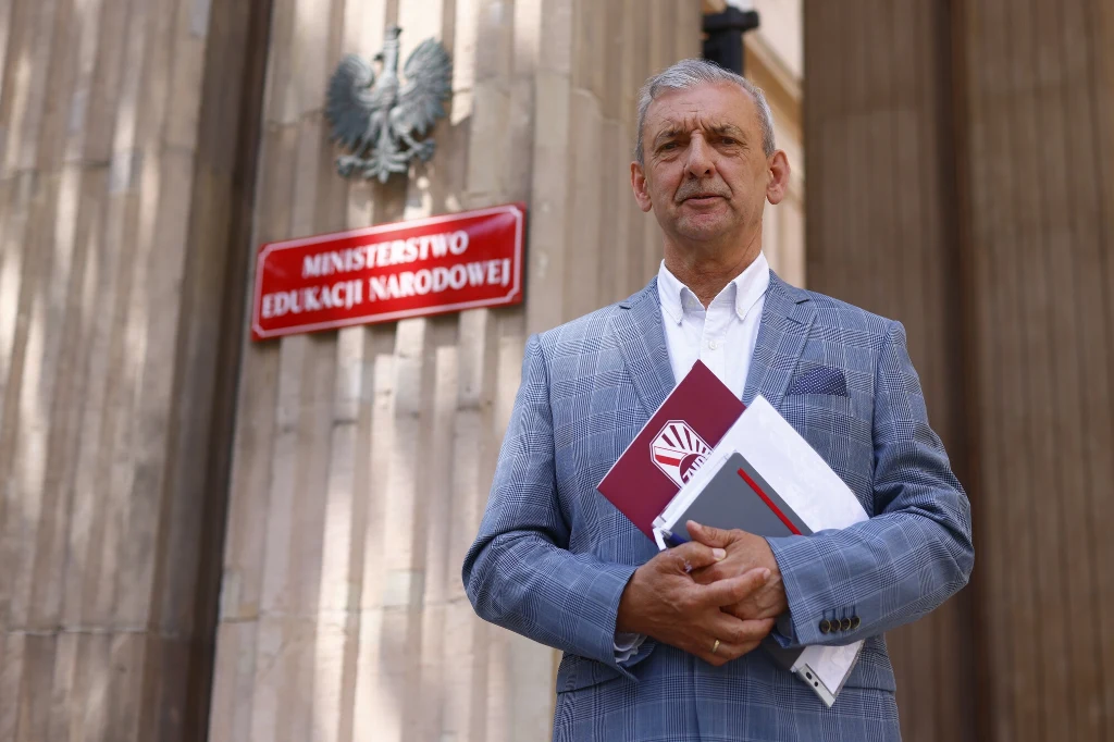 Prezes ZNP Sławomir Broniarz
