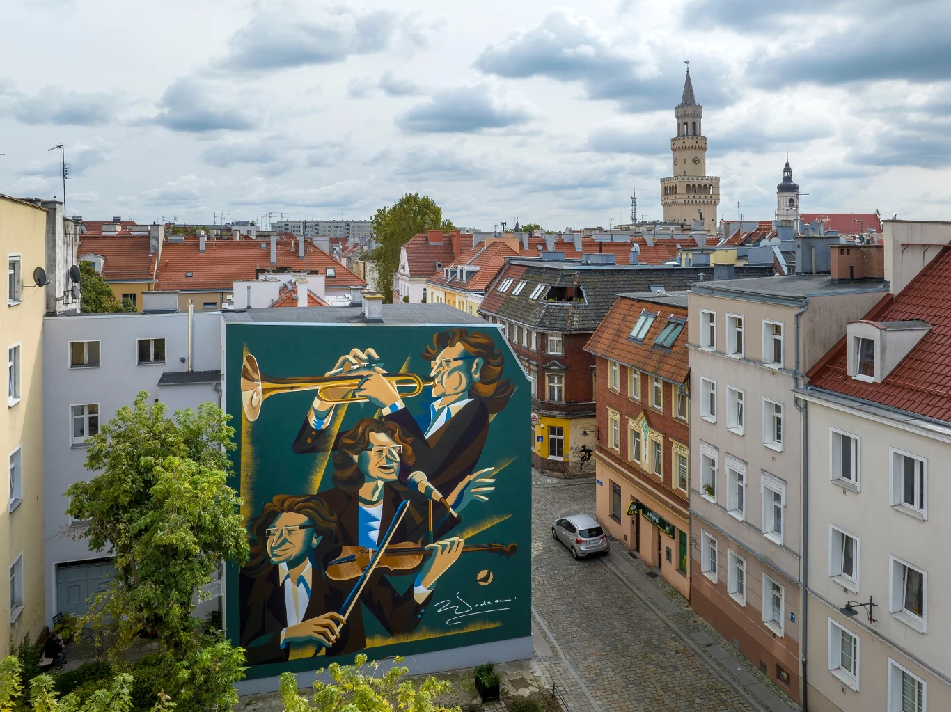 Mural Zbigniewa Wodeckiego/ Zdj. Archiwum UM Opole 