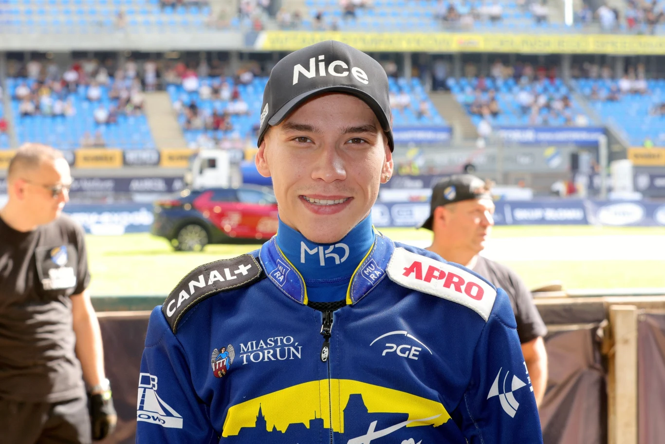 Krzysztof Lewandowski przed zawodami ligowymi.