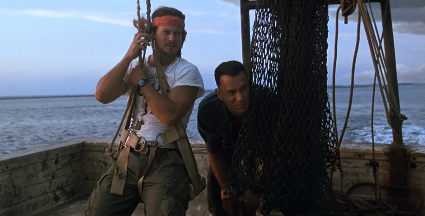 Tom Hanks i Gary Sinise w filmie "Forrest Gump" Tom Hanks i Gary Sinise w filmie "Forrest Gump"