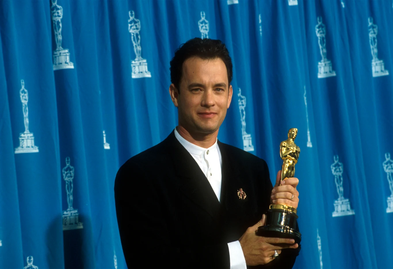 Tom Hanks z Oscarem za "Forresta Gumpa" Tom Hanks z Oscarem za "Forresta Gumpa"