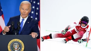 Joe Biden i Magdalena Łuczak