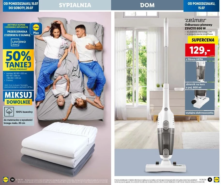 Lidl oferuje promocję na prześcieradła!