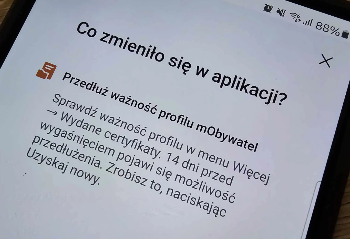 Użytkownicy mObywatela dostają ważny komunikat w aplikacji. Użytkownicy mObywatela dostają ważny komunikat w aplikacji.