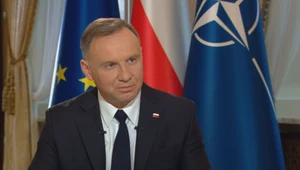 Prezydent Andrzej Duda w programie "Gość Wydarzeń"