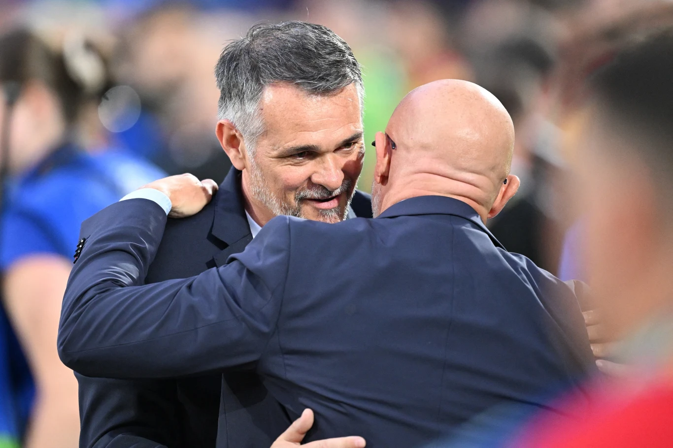 Willy Sagnol i Luis de la Fuente Willy Sagnol i Luis de la Fuente