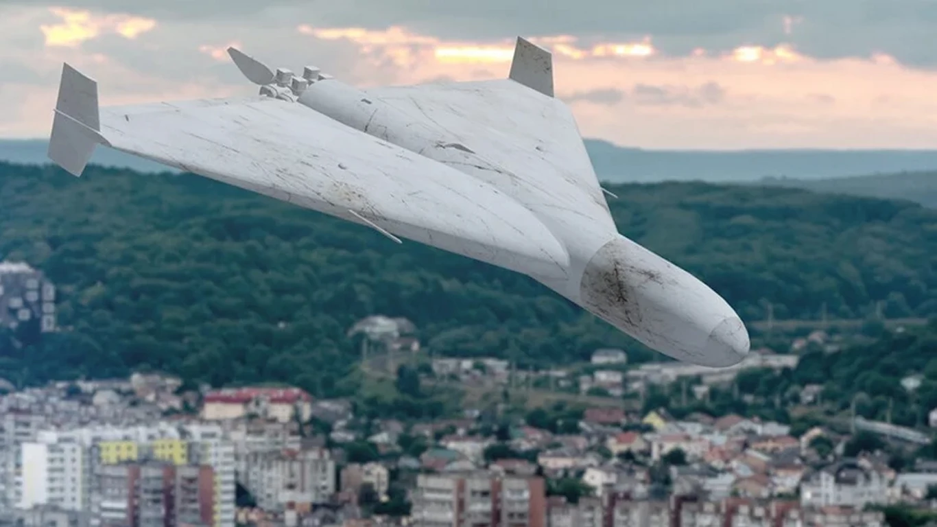 Rosyjski dron Shahed-136 z bombą przeleciał nad Białorusią Rosyjski dron Shahed-136 z bombą przeleciał nad Białorusią