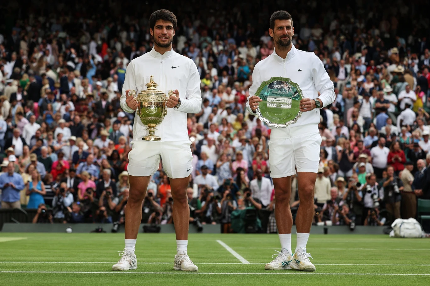 Carlos Alcaraz i Novak Djoković Carlos Alcaraz i Novak Djoković
