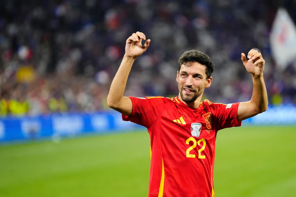 Jesus Navas w barwach reprezentacji Hiszpanii podczas Euro 2024