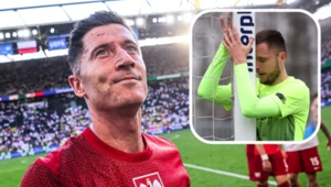 Na zdjęciu Robert Lewandowski i Łukasz Gikiewicz