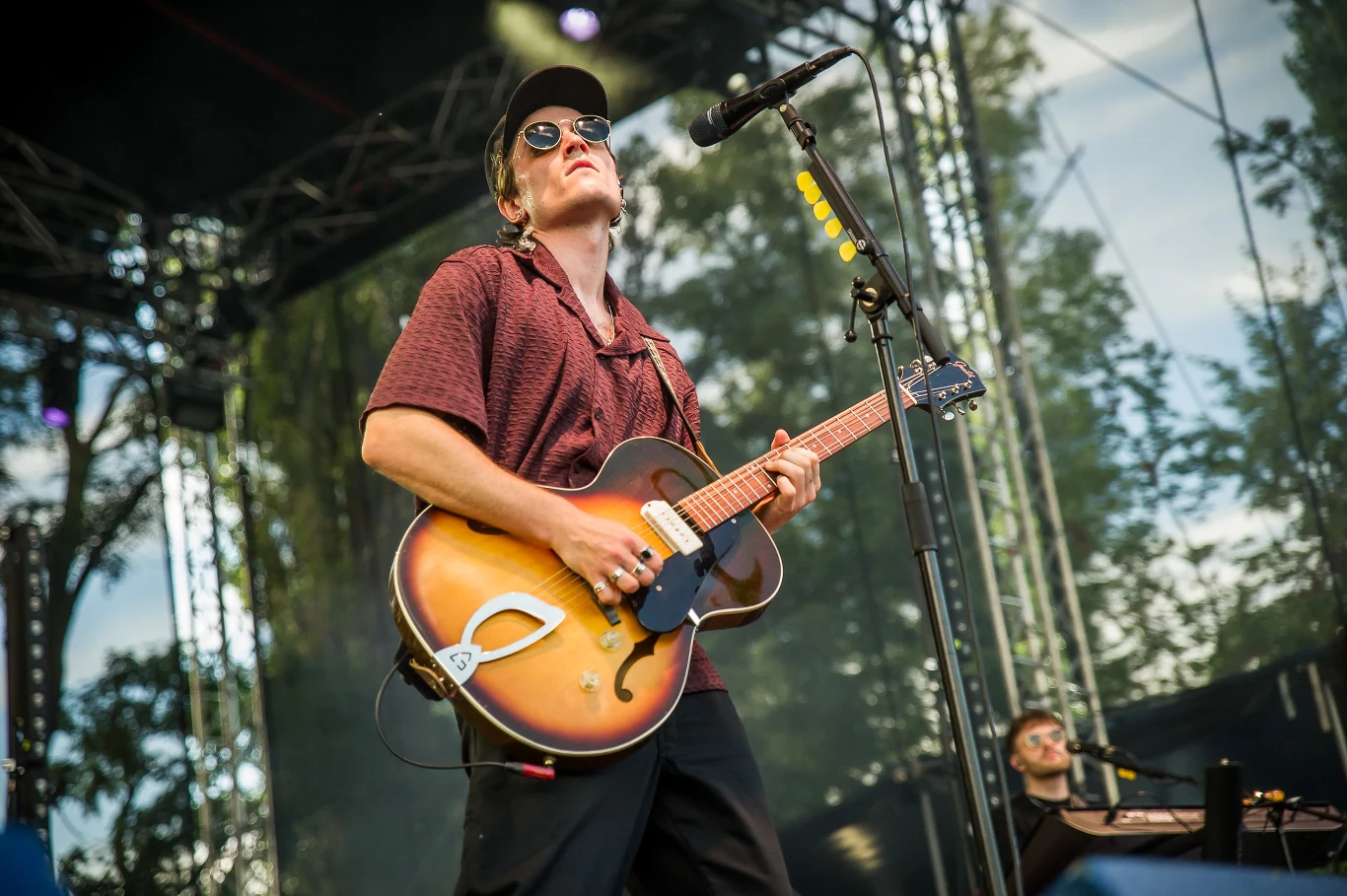 Isaac Anderson podczas koncertu w Warszawie, w ramach "Lata w mieście"
