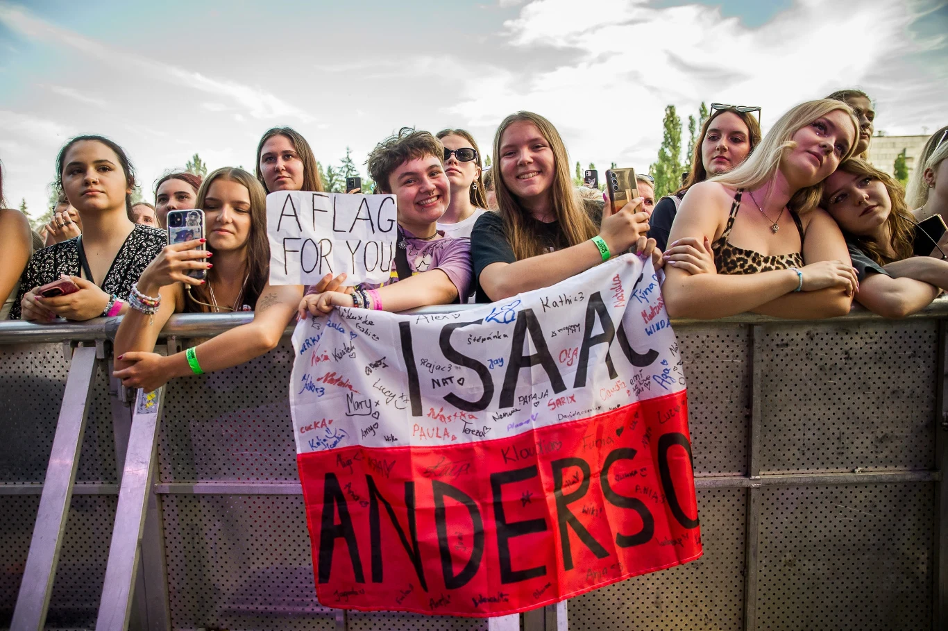 Isaac Anderson podczas koncertu w Warszawie, w ramach "Lata w mieście"