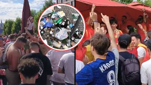 Alkohol, rozbite butelki i... obrażanie premiera. Szalone sceny w Berlinie