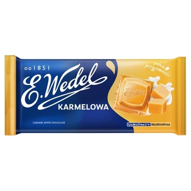 E. Wedel Czekolada biała karmelowa 80 g - 0