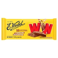 E. Wedel WW Czekolada mleczna z wafelkami orzechowymi 245 g