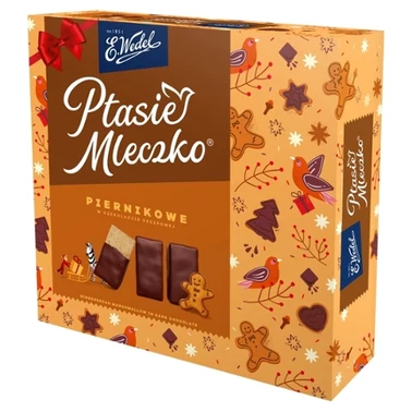 E. Wedel Ptasie mleczko piernikowe w czekoladzie deserowej 360 g - 1