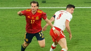 Fabian Ruiz i Robert Lewandowski w meczu Euro 2020, 19.06.2021 r.