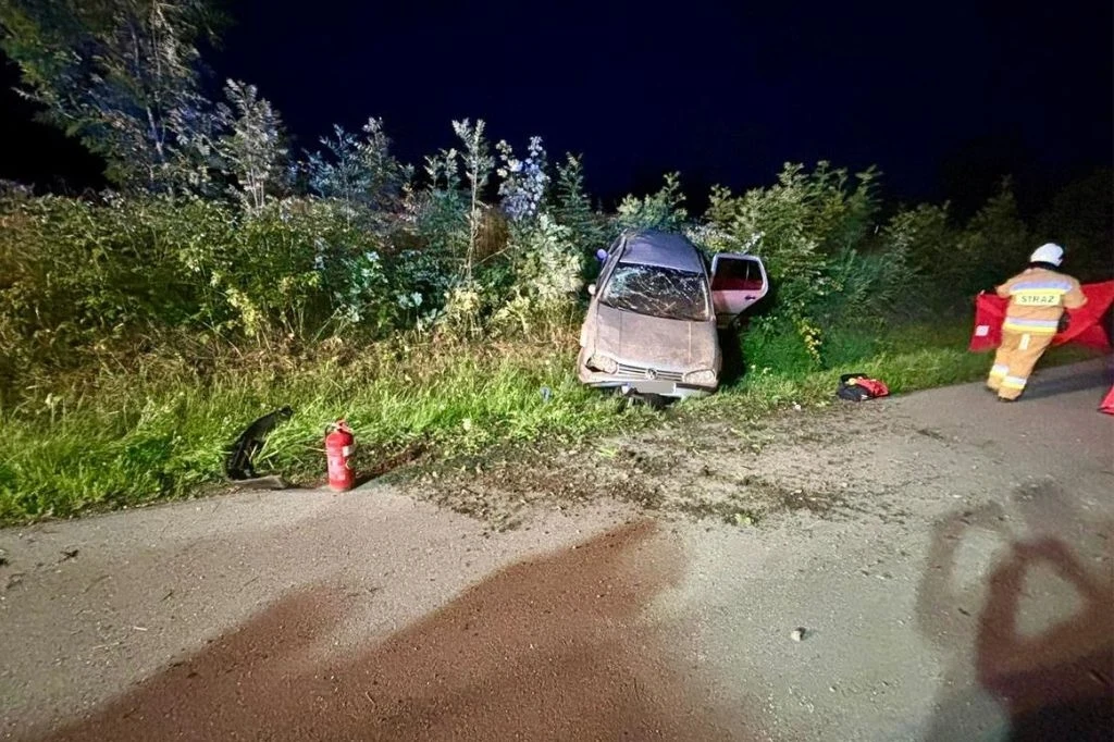 Wypadek w Baryczy. Nie żyje dwóch mężczyzn Wypadek w Baryczy. Nie żyje dwóch mężczyzn