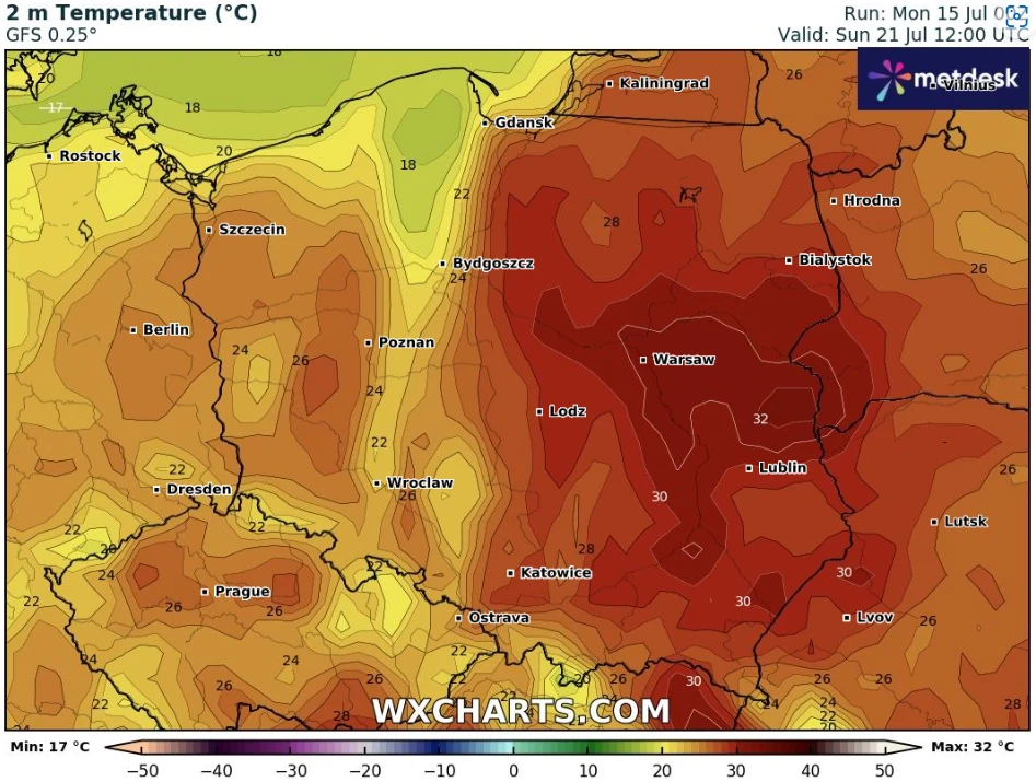 W weekend upały opanują wschodnią i południową część kraju