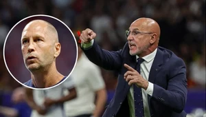 Luis de la Fuente i Gregg Berhalter (na małym zdjęciu)