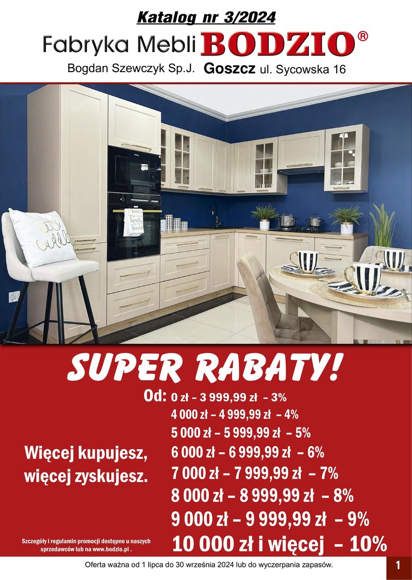 Gazetka: Super rabaty na meble - Bodzio - strona 1