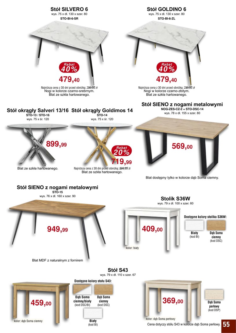 Gazetka: Super rabaty na meble - Bodzio - strona 55
