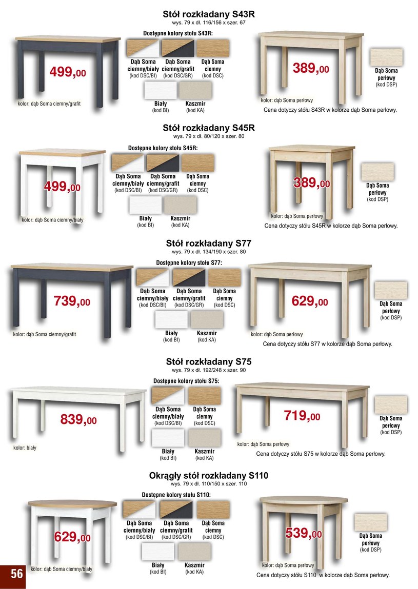 Gazetka: Super rabaty na meble - Bodzio - strona 56