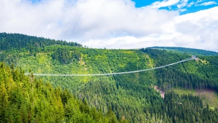 Sky Bridge 721 to atrakcja tylko dla odważnych. Najdłuższy most wiszący dla pieszych na świecie czeka na zainteresowanych w Czechach.