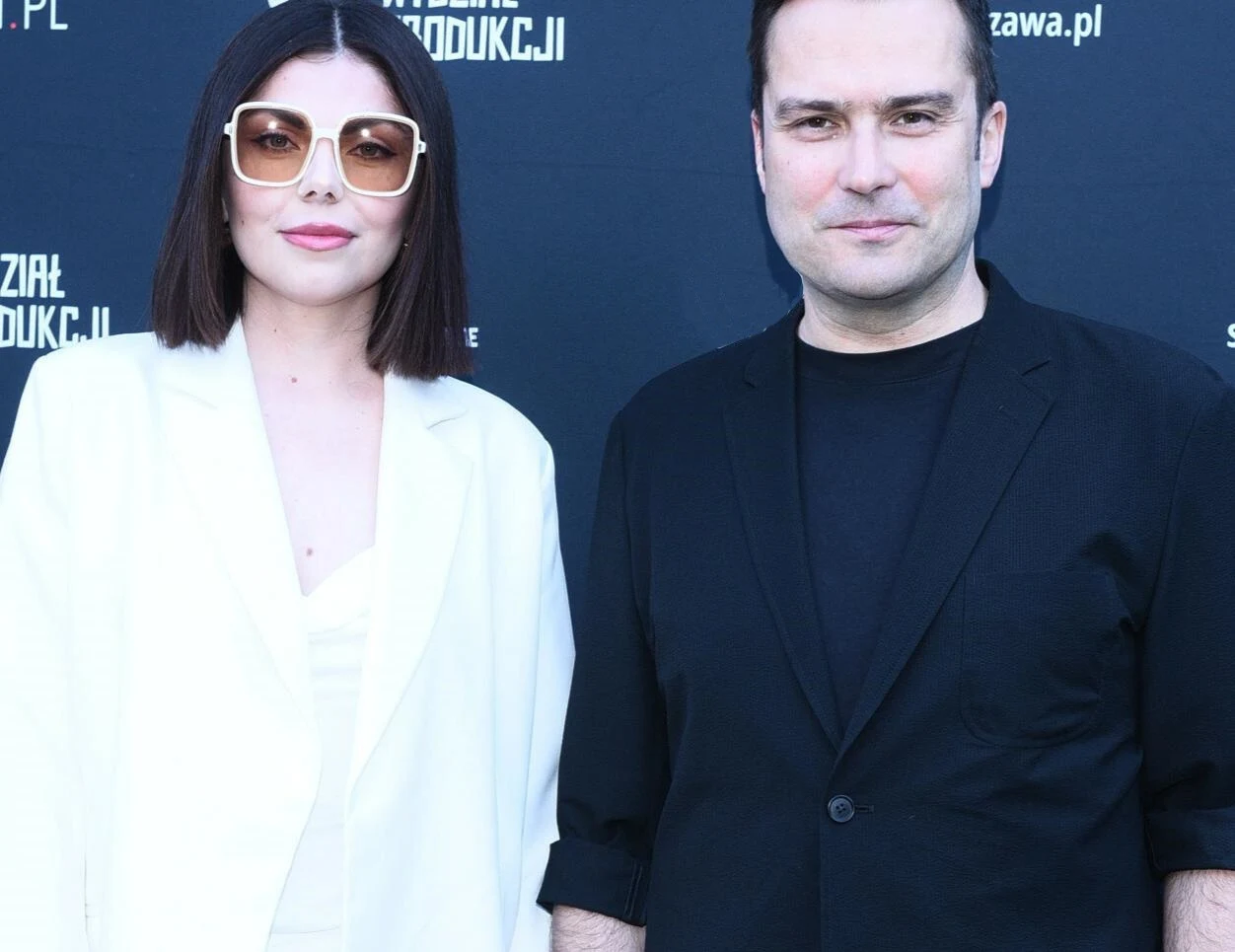 Michał Lesień z żoną na premierze spektaklu "Kim jest Pan Schmitt?" Michał Lesień z żoną na premierze spektaklu "Kim jest Pan Schmitt?"