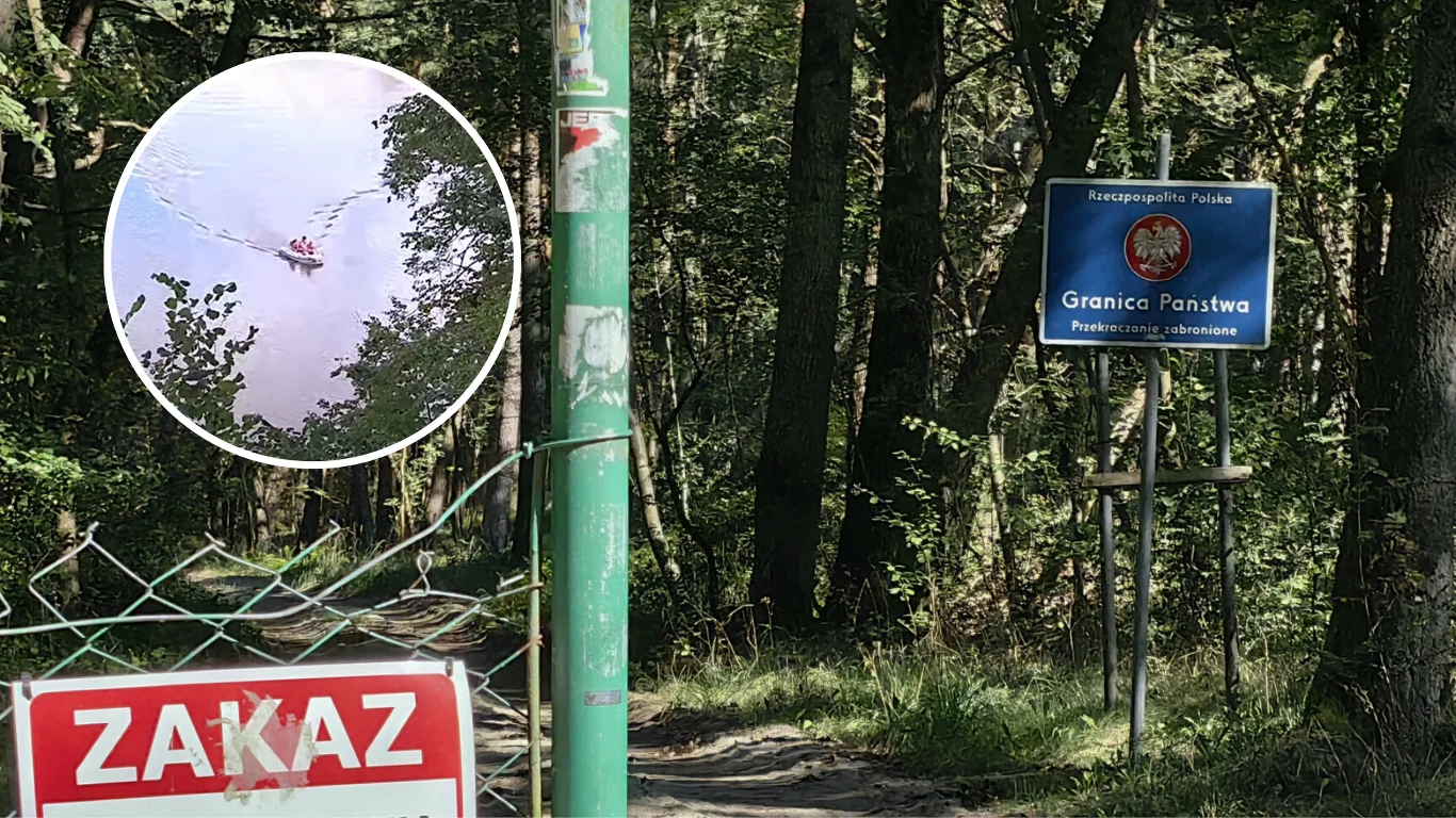Przekroczyli granicę pontonem, dostali po 500 zł mandatu Przekroczyli granicę pontonem, dostali po 500 zł mandatu