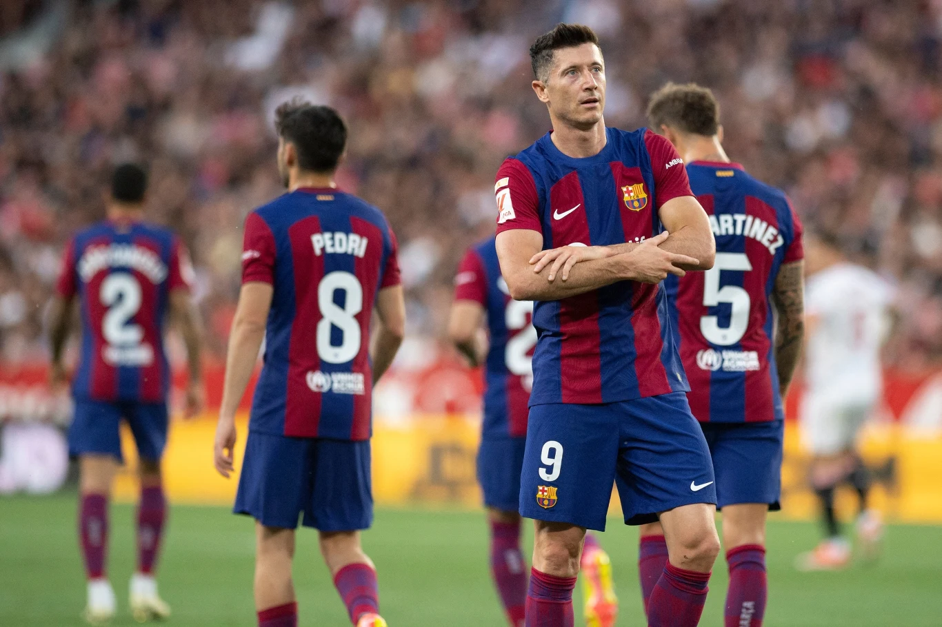 Robert Lewandowski w barwach FC Barcelona Robert Lewandowski w barwach FC Barcelona